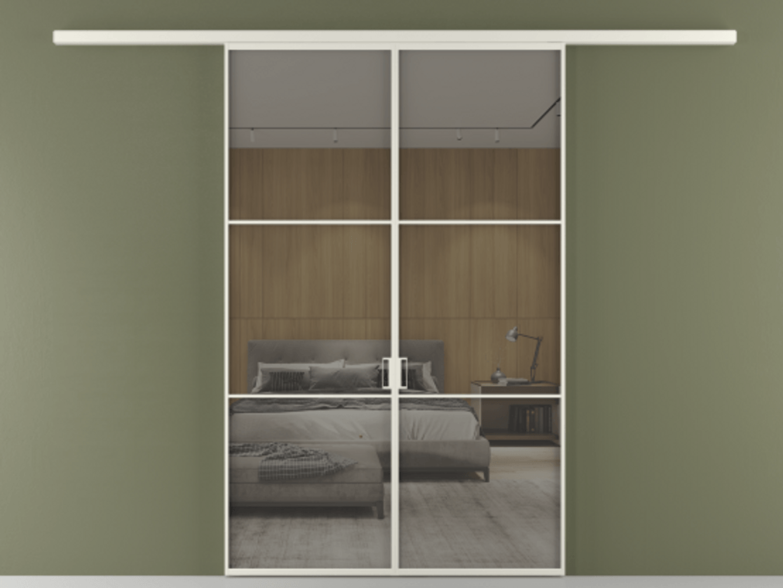 Перегородка Formato вдоль стены двустворчатая АЛПР 040.03 Алюминий Белый Рефлективное серое стекло "Stopsol", калёное, 6 мм. Скрытый короб БЕЛ Цена 226800 ₽ 1. Полотно 2 шт. (800/2100 мм)
2. Комплект установки раздвижной системы
3. Базовый комплект фурнитуры
4.Ручка RONDO
. Фабрика дверей Волховец 8 (800) 551 43 19 Перегородка Formato вдоль стены двустворчатая АЛПР 040.03 Алюминий Белый Рефлективное серое стекло "Stopsol", калёное, 6 мм Цена 226800 ₽ | Volhovec