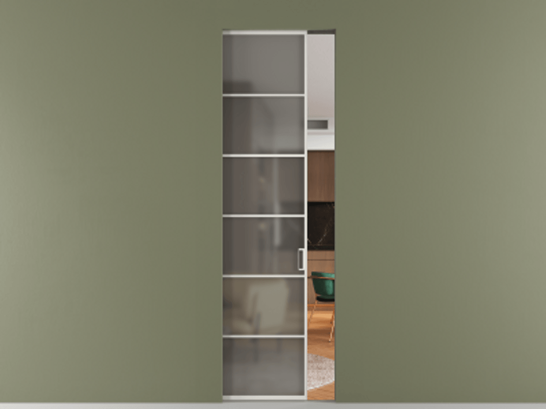 Перегородка Formato скрытый пенал 1 створка АЛПР 040.04 Алюминий Белый Сатинированное серое стекло, триплекс. Цена 174200 ₽ . Фабрика дверей Волховец 8 (800) 551 43 19 Перегородка Formato скрытый пенал 1 створка АЛПР 040.04 Алюминий Белый Сатинированное серое стекло, триплекс Цена 174200 ₽ | Volhovec