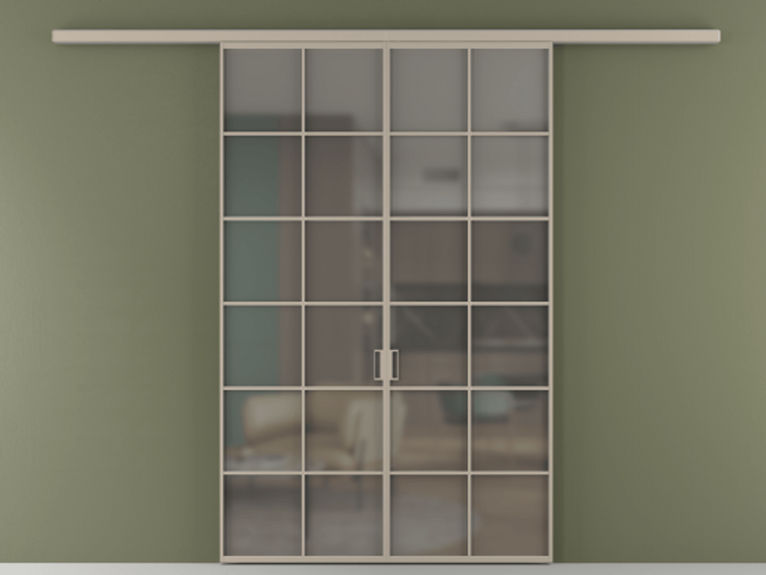 Перегородка Формато вдоль стены 2 створки АЛПР 040.05 Алюминий бисквитный Сатинированное серое стекло, триплекс. Цена 207150 ₽ 1. Полотно 2 шт. (800/2100 мм)
2. Комплект установки раздвижной системы
3. Базовый комплект фурнитуры
4.Ручка Рондо. Фабрика дверей Волховец 8 (800) 551 43 19 Перегородка Формато вдоль стены 2 створки АЛПР 040.05 Алюминий бисквитный Сатинированное серое стекло, триплекс Цена 207150 ₽ | Volhovec