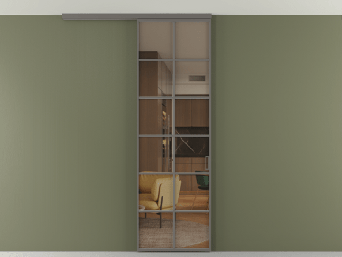 Перегородка Формато вдоль стены на потолок 1 створка АЛПР 040.05 Алюминий классический серый Прозрачное бронзовое стекло, триплекс. Цена 107852 ₽ 1. Полотно 2 шт. (800/2100 мм)
2. Комплект установки раздвижной системы
3. Базовый комплект фурнитуры
4.Ручка Рондо. Фабрика дверей Волховец 8 (800) 551 43 19 Перегородка Формато вдоль стены на потолок 1 створка АЛПР 040.05 Алюминий классический серый Прозрачное бронзовое стекло, триплекс Цена 107852 ₽ | Volhovec