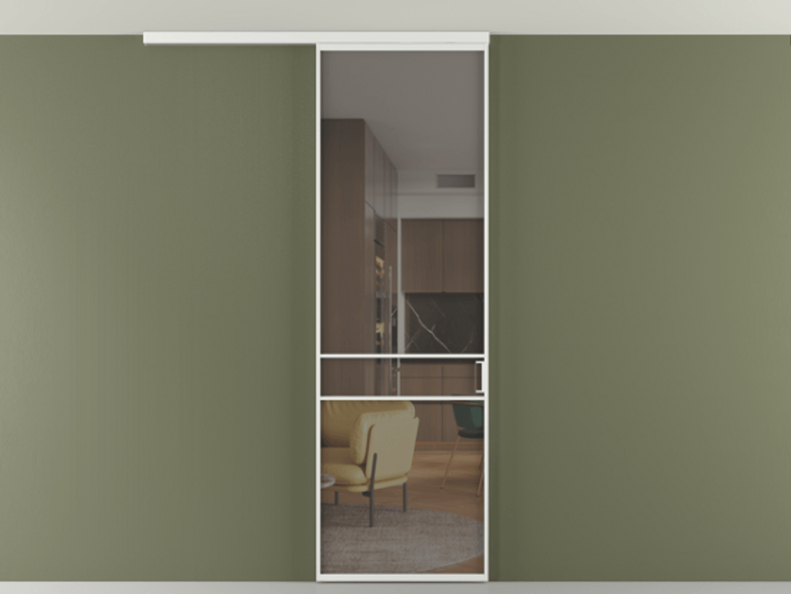 Перегородка Формато вдоль стены на потолок 1 створка АЛПР 040.02 Алюминий белоснежный Прозрачное серое стекло, триплекс. Цена 100988 ₽ 1. Полотно 2 шт. (800/2100 мм)
2. Комплект установки раздвижной системы
3. Базовый комплект фурнитуры
4.Ручка Рондо. Фабрика дверей Волховец 8 (800) 551 43 19 Перегородка Формато вдоль стены на потолок 1 створка АЛПР 040.02 Алюминий белоснежный Прозрачное серое стекло, триплекс Цена 100988 ₽ | Volhovec