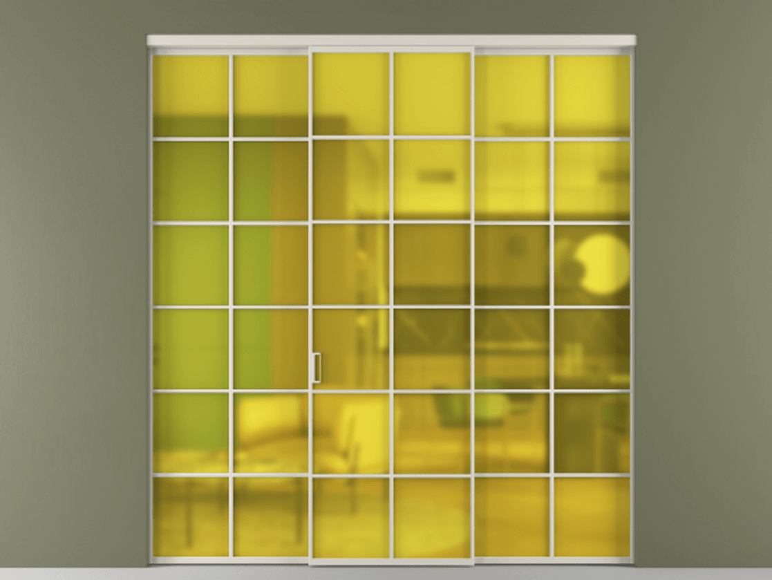 Перегородка Formato внутри проёма 3 створки АЛПР 040.05 Алюминий облачно-серый Сатинированное жёлтое стекло, триплекс. Цена 254825 ₽ 1. Полотно 3 шт. (800/2100 мм)
2. Комплект установки раздвижной системы
3. Базовый комплект фурнитуры
4.Ручка RONDO. Фабрика дверей Волховец 8 (800) 551 43 19 Перегородка Formato внутри проёма 3 створки АЛПР 040.05 Алюминий облачно-серый Сатинированное жёлтое стекло, триплекс Цена 254825 ₽ | Volhovec