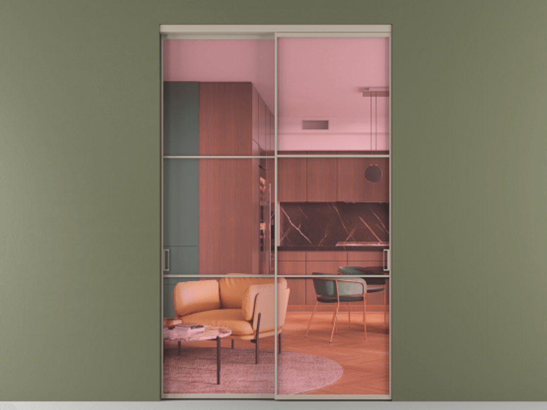 Перегородка Formato внутри проёма 2 створки АЛПР 040.03 Алюминий бисквитный Прозрачное розовое стекло, триплекс. Цена 462300 ₽ 1. Полотно 2 шт. (800/2100 мм)
2. Комплект установки раздвижной системы
3. Базовый комплект фурнитуры
4.Ручка RONDO. Фабрика дверей Волховец 8 (800) 551 43 19 Перегородка Formato внутри проёма 2 створки АЛПР 040.03 Алюминий бисквитный Прозрачное розовое стекло, триплекс Цена 462300 ₽ | Volhovec