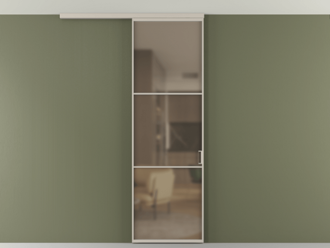 Перегородка Формато вдоль стены на потолок 1 створка АЛПР 040.03 Алюминий светло-бежевый Сатинированное бронзовое стекло, триплекс. Цена 100988 ₽ 1. Полотно 2 шт. (800/2100 мм)
2. Комплект установки раздвижной системы
3. Базовый комплект фурнитуры
4.Ручка Рондо. Фабрика дверей Волховец 8 (800) 551 43 19 Перегородка Формато вдоль стены на потолок 1 створка АЛПР 040.03 Алюминий светло-бежевый Сатинированное бронзовое стекло, триплекс Цена 100988 ₽ | Volhovec