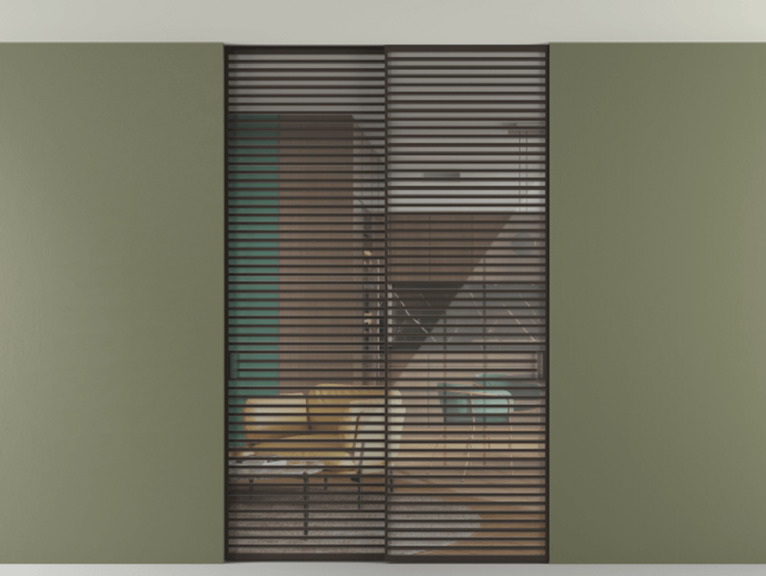 Перегородка Формато внутри проёма скрытое крепление в потолок 2 створки АЛПР 040.07 Алюминий антрацит Рефлективное прозрачное стекло "Стопсол", калёное. Цена 521120 ₽ 1. Полотно 2 шт. (800/2100 мм)
2. Комплект установки раздвижной системы
3. Базовый комплект фурнитуры
4. Ручка RONDO. Фабрика дверей Волховец 8 (800) 551 43 19 Перегородка Формато внутри проёма скрытое крепление в потолок 2 створки АЛПР 040.07 Алюминий антрацит Рефлективное прозрачное стекло "Стопсол", калёное Цена 521120 ₽ | Volhovec