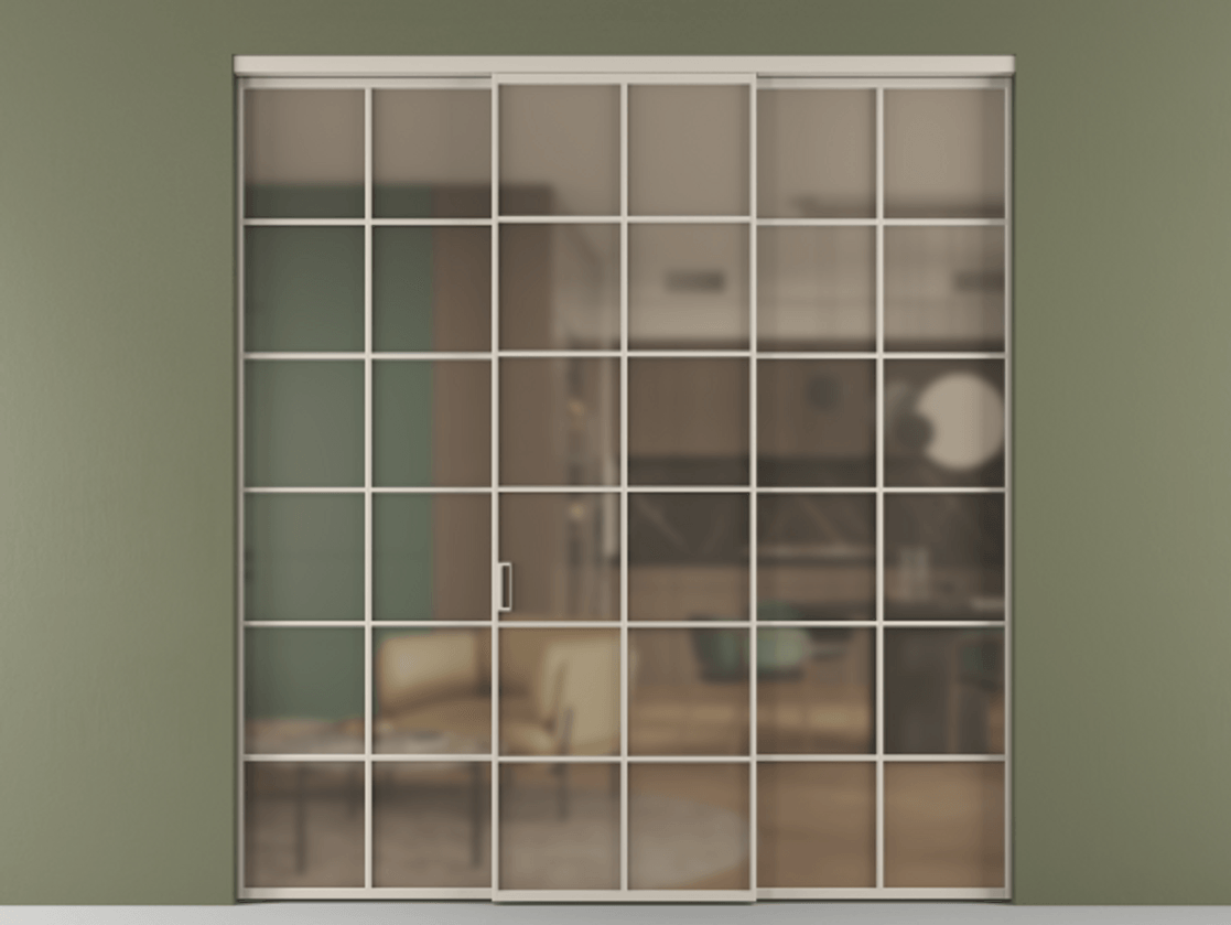 Перегородка Формато внутри проёма 3 створки АЛПР 040.05 Алюминий светло-бежевый Сатинированное бронзовое стекло, триплекс. Цена 254825 ₽ 1. Полотно 3 шт. (800/2100 мм)
2. Комплект установки раздвижной системы
3. Базовый комплект фурнитуры
4.Ручка Рондо. Фабрика дверей Волховец 8 (800) 551 43 19 Перегородка Формато внутри проёма 3 створки АЛПР 040.05 Алюминий светло-бежевый Сатинированное бронзовое стекло, триплекс Цена 254825 ₽ | Volhovec