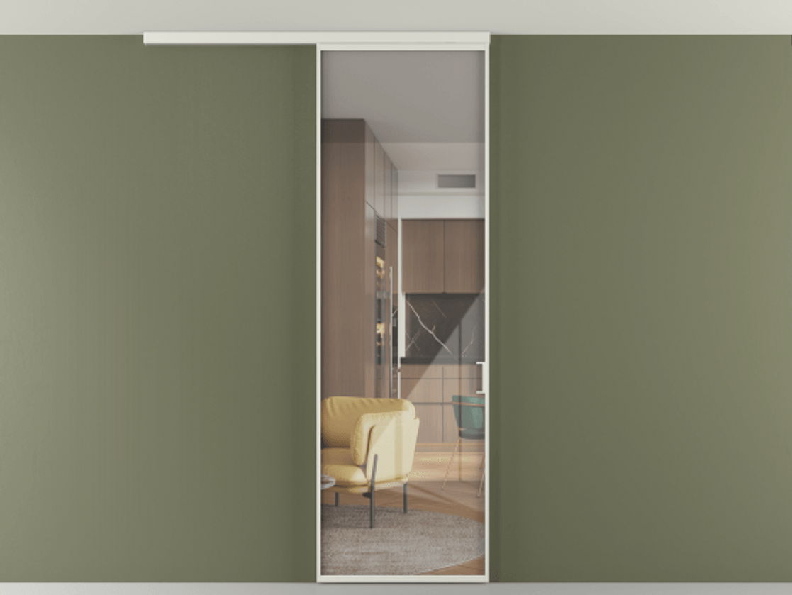 Перегородка Формато вдоль стены на потолок 1 створка АЛПР 040.01 Алюминий серый Рефлективное прозрачное стекло "Стопсол", калёное. Цена 102636 ₽ 1. Полотно 2 шт. (800/2100 мм)
2. Комплект установки раздвижной системы
3. Базовый комплект фурнитуры
4.Ручка Рондо. Фабрика дверей Волховец 8 (800) 551 43 19 Перегородка Формато вдоль стены на потолок 1 створка АЛПР 040.01 Алюминий серый Рефлективное прозрачное стекло "Стопсол", калёное Цена 102636 ₽ | Volhovec