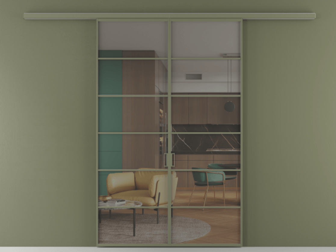 Перегородка Формато вдоль стены 2 створки АЛПР 040.04 Алюминий оливковый тёмный Прозрачное серое стекло, триплекс. Цена 207150 ₽ 1. Полотно 2 шт. (800/2100 мм)
2. Комплект установки раздвижной системы
3. Базовый комплект фурнитуры
4.Ручка Рондо. Фабрика дверей Волховец 8 (800) 551 43 19 Перегородка Формато вдоль стены 2 створки АЛПР 040.04 Алюминий оливковый тёмный Прозрачное серое стекло, триплекс Цена 207150 ₽ | Volhovec