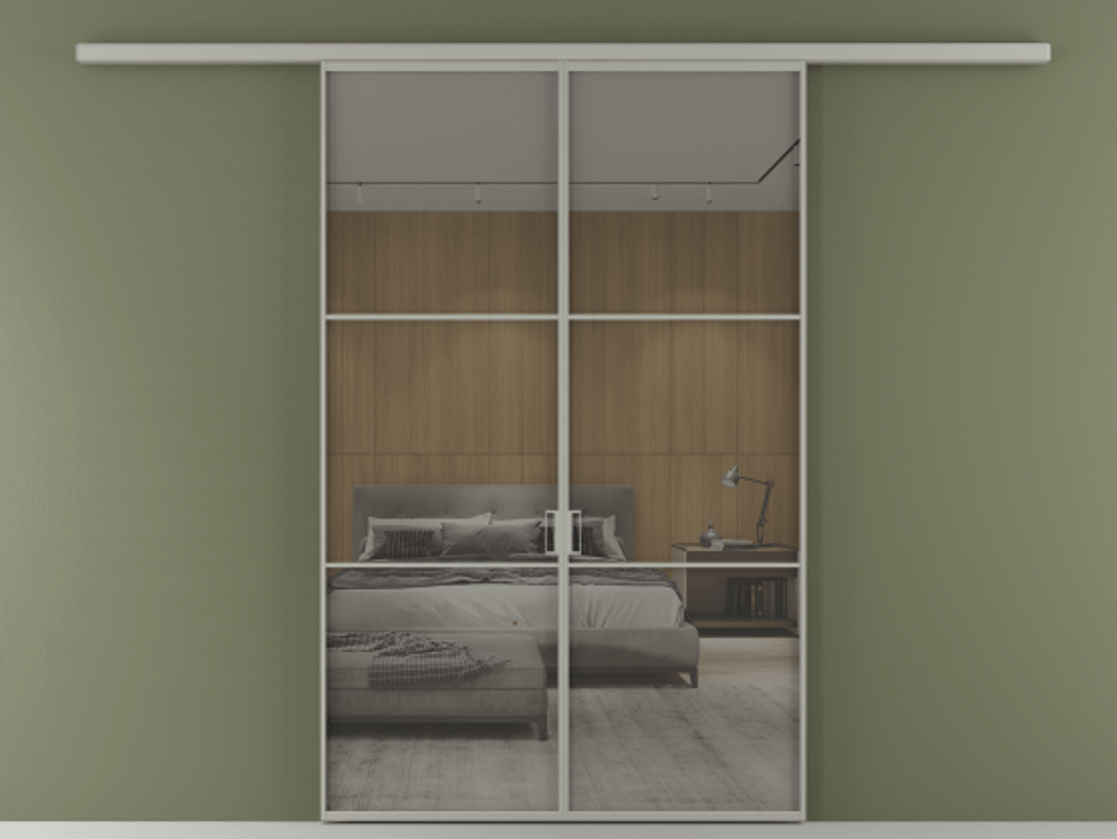 Перегородка Formato вдоль стены 2 створки АЛПР 040.03 Алюминий нейтральный серый Рефлективное серое стекло "Stopsol", калёное. Цена 249000 ₽ 1. Полотно 2 шт. (800/2100 мм)
2. Комплект установки раздвижной системы
3. Базовый комплект фурнитуры
4.Ручка RONDO
. Фабрика дверей Волховец 8 (800) 551 43 19 Перегородка Formato вдоль стены 2 створки АЛПР 040.03 Алюминий нейтральный серый Рефлективное серое стекло "Stopsol", калёное Цена 249000 ₽ | Volhovec