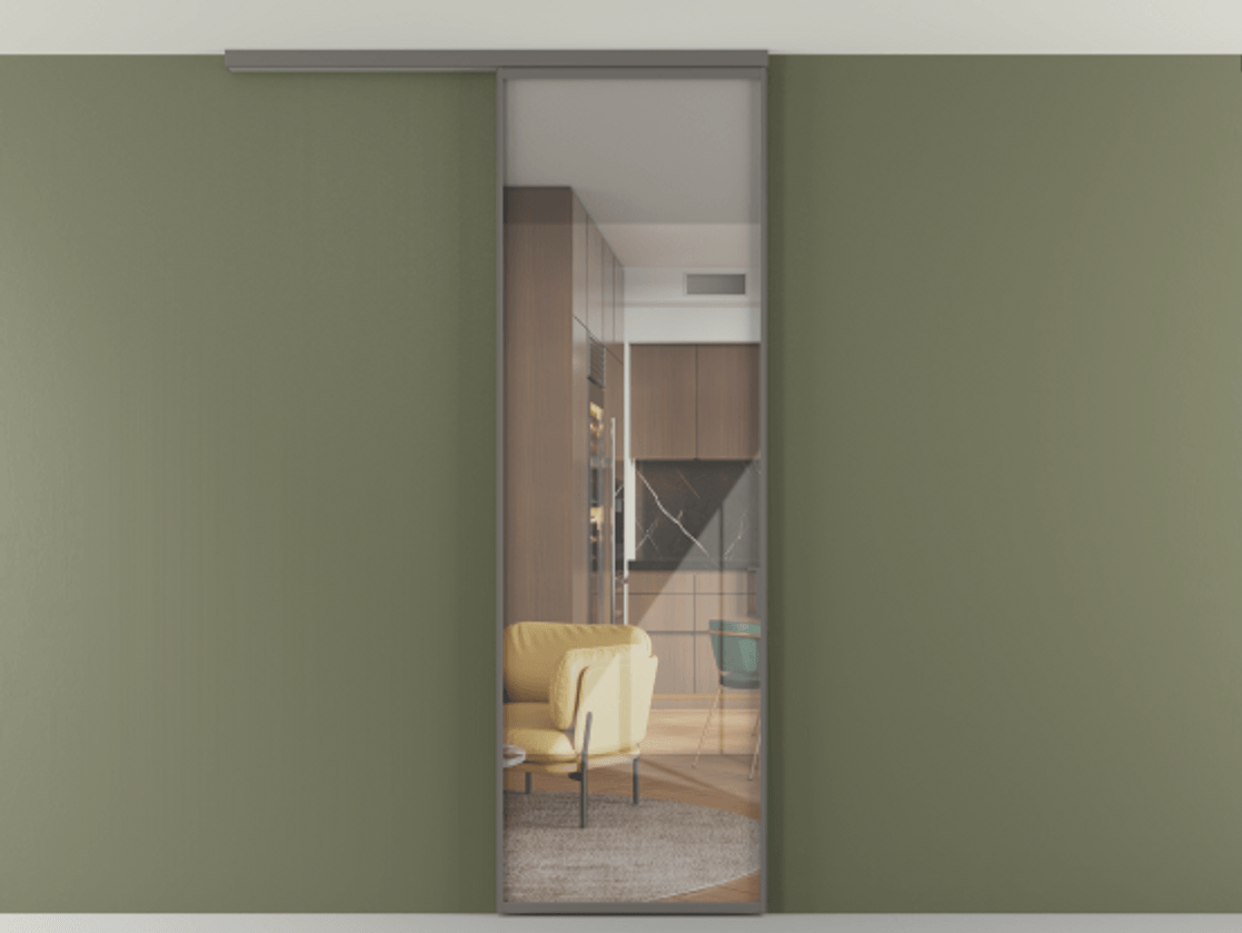 Перегородка Формато вдоль стены на потолок 1 створка АЛПР 040.01 Алюминий классический серый Рефлективное прозрачное стекло "Стопсол", калёное. Цена 102636 ₽ 1. Полотно 2 шт. (800/2100 мм)
2. Комплект установки раздвижной системы
3. Базовый комплект фурнитуры
4.Ручка Рондо. Фабрика дверей Волховец 8 (800) 551 43 19 Перегородка Формато вдоль стены на потолок 1 створка АЛПР 040.01 Алюминий классический серый Рефлективное прозрачное стекло "Стопсол", калёное Цена 102636 ₽ | Volhovec