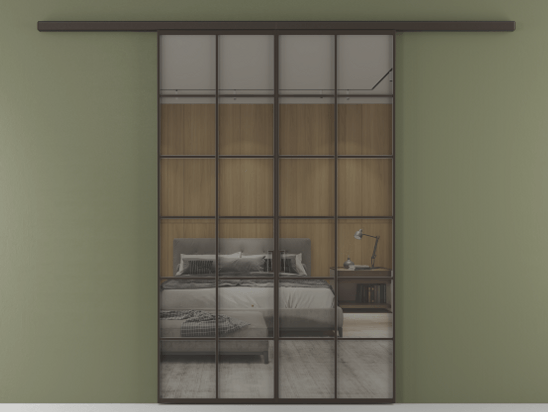 Перегородка Формато вдоль стены 2 створки АЛПР 040.05 Алюминий антрацит Рефлективное серое стекло "Стопсол", калёное. Цена 264600 ₽ 1. Полотно 2 шт. (800/2100 мм)
2. Комплект установки раздвижной системы
3. Базовый комплект фурнитуры
4.Ручка RONDO
. Фабрика дверей Волховец 8 (800) 551 43 19 Перегородка Формато вдоль стены 2 створки АЛПР 040.05 Алюминий антрацит Рефлективное серое стекло "Стопсол", калёное Цена 264600 ₽ | Volhovec