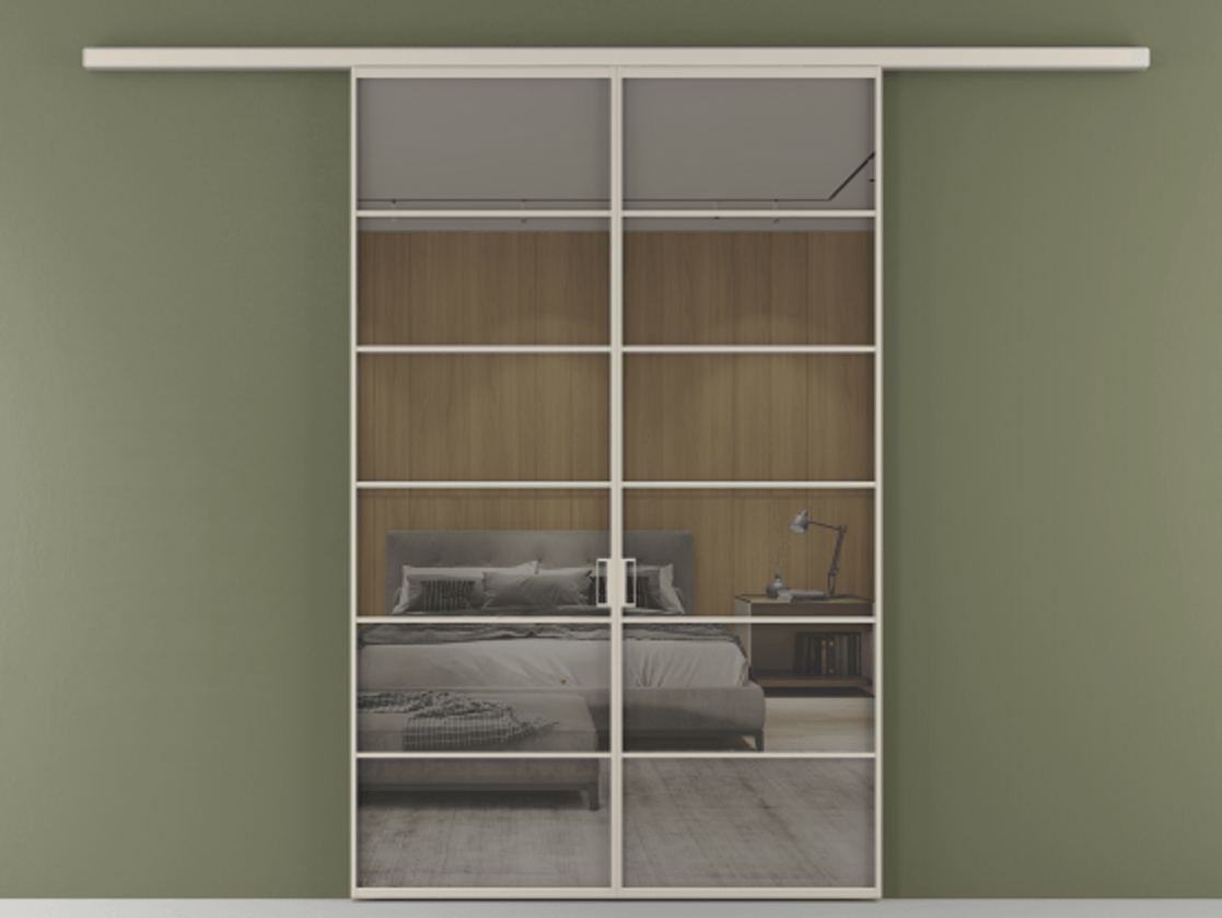 Перегородка Формато вдоль стены 2 створки АЛПР 040.04 Алюминий светло-бежевый Рефлективное серое стекло "Стопсол", калёное. Цена 264600 ₽ 1. Полотно 2 шт. (800/2100 мм)
2. Комплект установки раздвижной системы
3. Базовый комплект фурнитуры
4.Ручка Рондо. Фабрика дверей Волховец 8 (800) 551 43 19 Перегородка Формато вдоль стены 2 створки АЛПР 040.04 Алюминий светло-бежевый Рефлективное серое стекло "Стопсол", калёное Цена 264600 ₽ | Volhovec