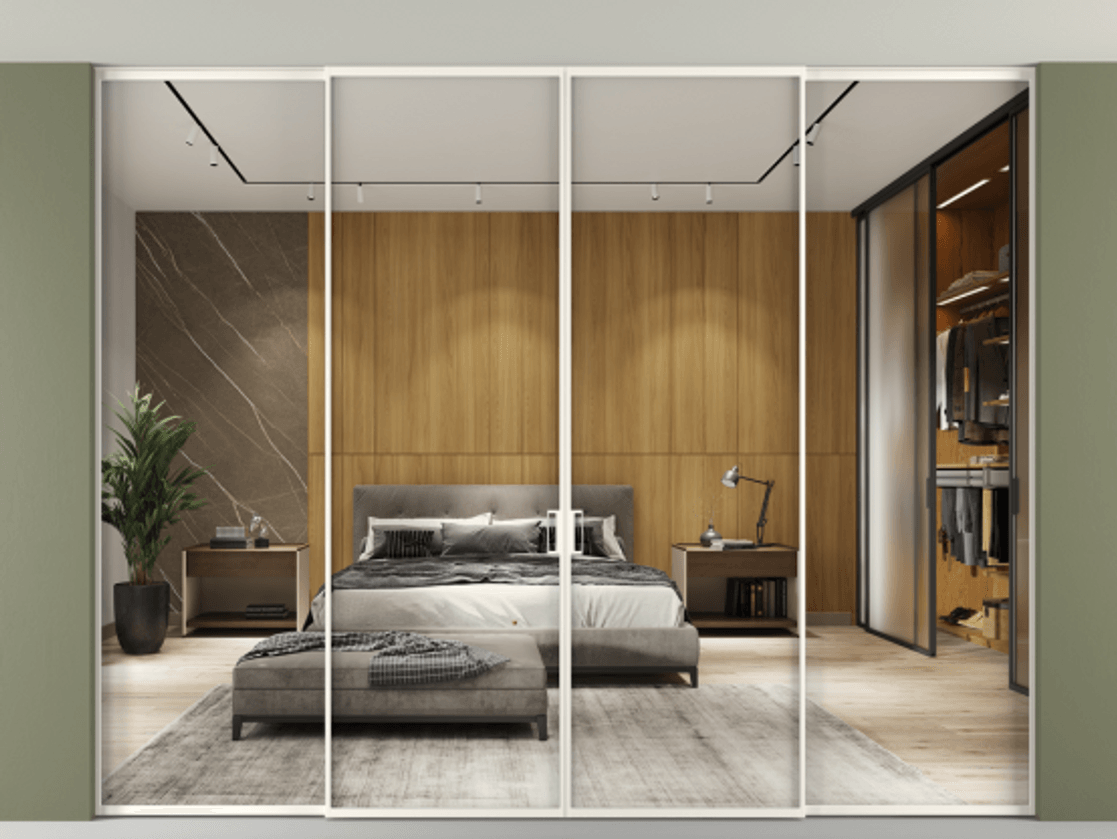 Перегородка Formato внутри проёма скрытое крепление в потолок 4 створки АЛПР 040.01 Алюминий пудровый белый Двустороннее зеркало, триплекс , триплекс 6 мм. Цена 422710 ₽ 1. Полотно 4 шт. (800/2100 мм)
2. Комплект установки раздвижной системы
3. Базовый комплект фурнитуры
4.Ручка RONDO. Фабрика дверей Волховец 8 (800) 551 43 19 Перегородка Formato внутри проёма скрытое крепление в потолок 4 створки АЛПР 040.01 Алюминий пудровый белый Двустороннее зеркало, триплекс , триплекс 6 мм Цена 422710 ₽ | Volhovec