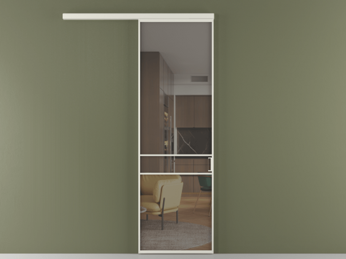 Перегородка Формато вдоль стены 1 створка АЛПР 040.02 Алюминий Белый Прозрачное серое стекло, триплекс. Скрытый короб БЕЛ Цена 127820 ₽ 1. Полотно (800/2100 мм)
2. Комплект установки раздвижной системы
3. Базовый комплект фурнитуры
4.Ручка Рондо. Фабрика дверей Волховец 8 (800) 551 43 19 Перегородка Формато вдоль стены 1 створка АЛПР 040.02 Алюминий Белый Прозрачное серое стекло, триплекс Цена 127820 ₽ | Volhovec