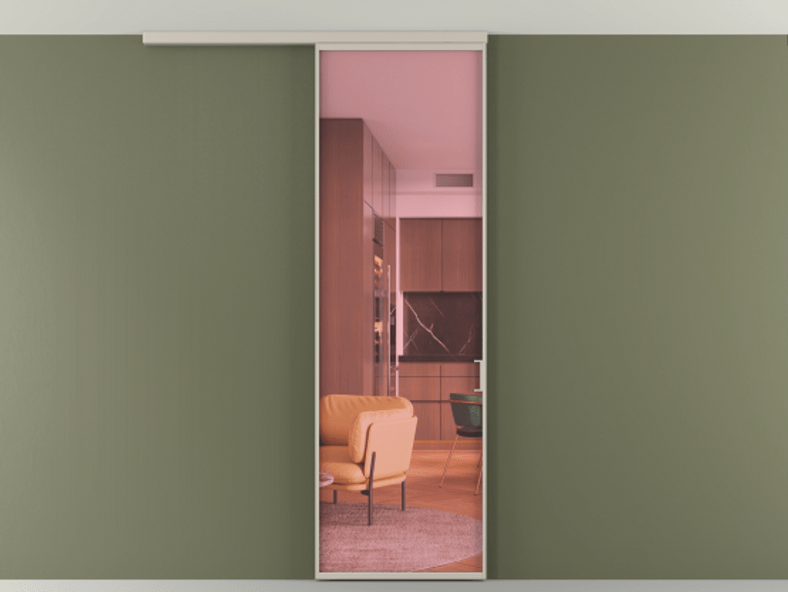 Перегородка Формато вдоль стены на потолок 1 створка АЛПР 040.01 Алюминий светло-бежевый Прозрачное розовое стекло, триплекс. Цена 92403 ₽ 1. Полотно 2 шт. (800/2100 мм)
2. Комплект установки раздвижной системы
3. Базовый комплект фурнитуры
4.Ручка Рондо. Фабрика дверей Волховец 8 (800) 551 43 19 Перегородка Формато вдоль стены на потолок 1 створка АЛПР 040.01 Алюминий светло-бежевый Прозрачное розовое стекло, триплекс Цена 92403 ₽ | Volhovec