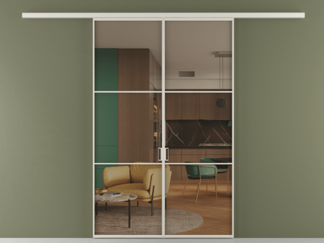 Перегородка Formato вдоль стены 2 створки АЛПР 040.03 Алюминий облачно-серый Прозрачное бронзовое стекло, триплекс. Цена 233000 ₽ 1. Полотно 2 шт. (800/2100 мм)
2. Комплект установки раздвижной системы
3. Базовый комплект фурнитуры
4.Ручка RONDO
. Фабрика дверей Волховец 8 (800) 551 43 19 Перегородка Formato вдоль стены 2 створки АЛПР 040.03 Алюминий облачно-серый Прозрачное бронзовое стекло, триплекс Цена 233000 ₽ | Volhovec