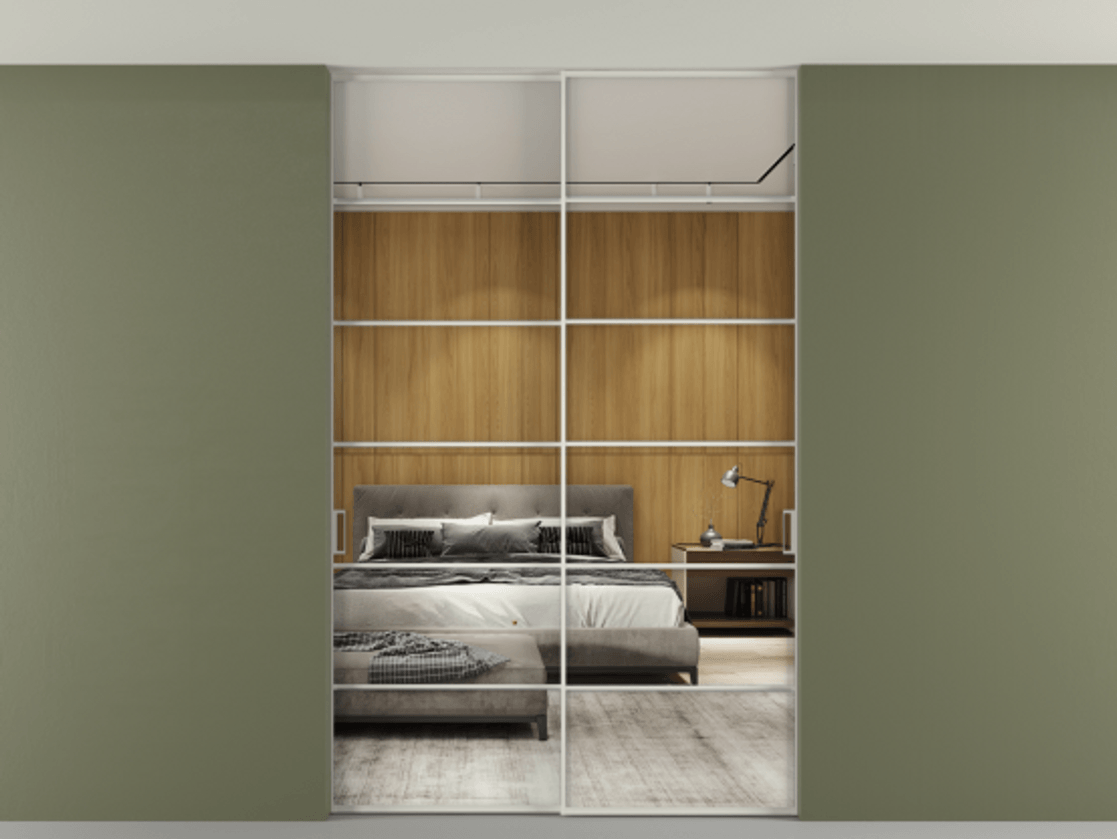 Перегородка Formato внутри проёма двустворчатая со скрытым креплением в потолок АЛПР 040.04 Алюминий Белый Двустороннее зеркало, триплекс 6 мм, триплекс 6 мм. Скрытый короб БЕЛ Цена 280780 ₽ 1. Полотно 2 шт. (800/2100 мм)
2. Комплект установки раздвижной системы
3. Базовый комплект фурнитуры
4. Ручка RONDO. Фабрика дверей Волховец 8 (800) 551 43 19 Перегородка Formato внутри проёма двустворчатая со скрытым креплением в потолок АЛПР 040.04 Алюминий Белый Двустороннее зеркало, триплекс 6 мм, триплекс 6 мм Цена 280780 ₽ | Volhovec