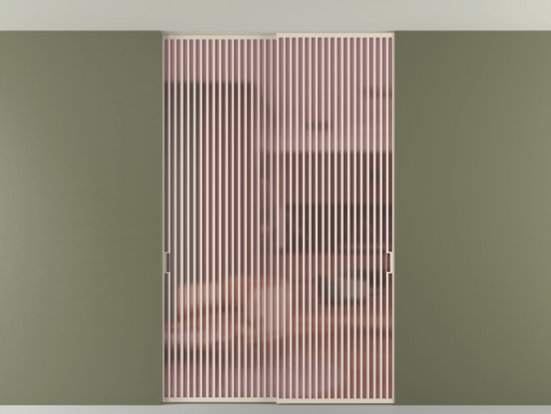 Перегородка Formato внутри проёма скрытое крепление в потолок 2 створки АЛПР 040.06 Алюминий бежево-серый Сатинированное розовое стекло, триплекс. Цена 505120 ₽ 1. Полотно 2 шт. (800/2100 мм)
2. Комплект установки раздвижной системы
3. Базовый комплект фурнитуры
4. Ручка RONDO. Фабрика дверей Волховец 8 (800) 551 43 19 Перегородка Formato внутри проёма скрытое крепление в потолок 2 створки АЛПР 040.06 Алюминий бежево-серый Сатинированное розовое стекло, триплекс Цена 505120 ₽ | Volhovec