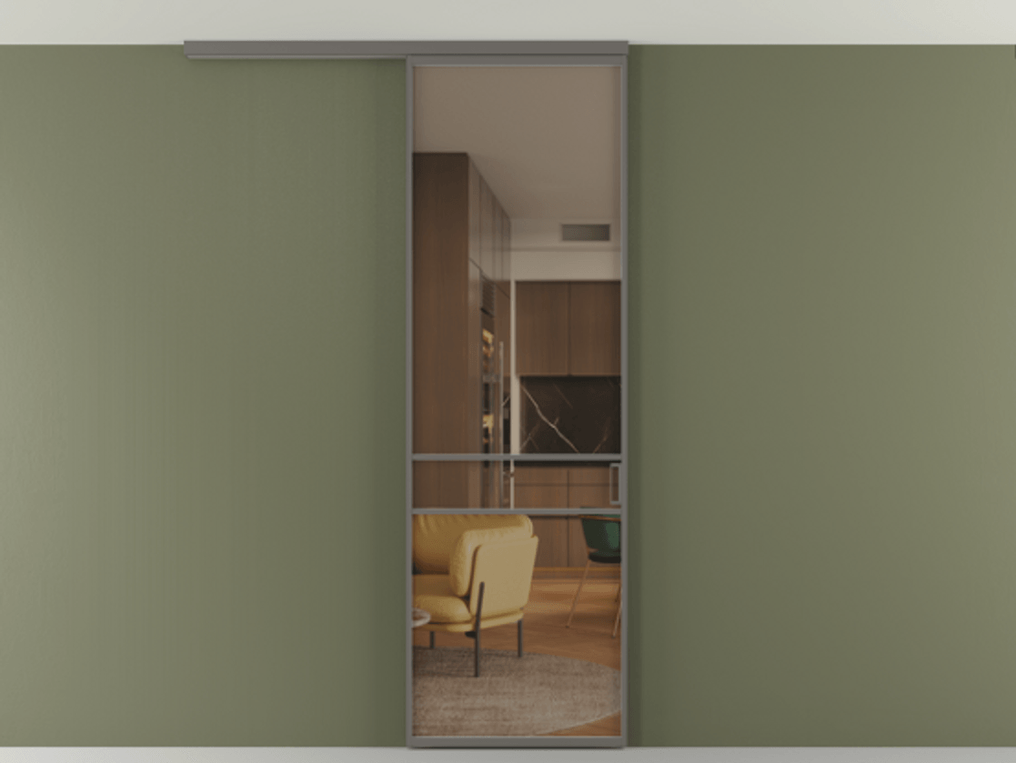 Перегородка Формато вдоль стены на потолок 1 створка АЛПР 040.02 Алюминий классический серый Прозрачное бронзовое стекло, триплекс. Цена 96858 ₽ 1. Полотно 2 шт. (800/2100 мм)
2. Комплект установки раздвижной системы
3. Базовый комплект фурнитуры
4.Ручка Рондо. Фабрика дверей Волховец 8 (800) 551 43 19 Перегородка Формато вдоль стены на потолок 1 створка АЛПР 040.02 Алюминий классический серый Прозрачное бронзовое стекло, триплекс Цена 96858 ₽ | Volhovec