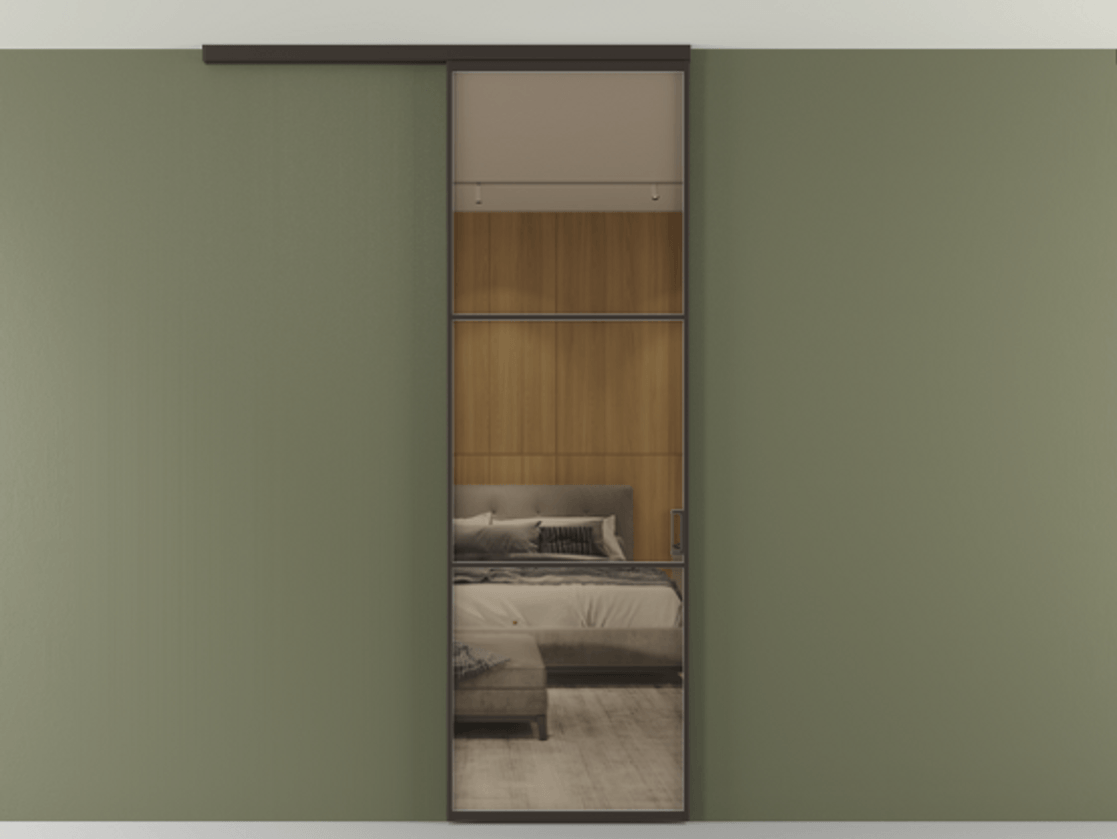 Перегородка Формато вдоль стены на потолок 1 створка АЛПР 040.03 Алюминий антрацит Рефлективное бронзовое стекло "Стопсол", калёное. Цена 107388 ₽ 1. Полотно 2 шт. (800/2100 мм)
2. Комплект установки раздвижной системы
3. Базовый комплект фурнитуры
4.Ручка Рондо. Фабрика дверей Волховец 8 (800) 551 43 19 Перегородка Формато вдоль стены на потолок 1 створка АЛПР 040.03 Алюминий антрацит Рефлективное бронзовое стекло "Стопсол", калёное Цена 107388 ₽ | Volhovec