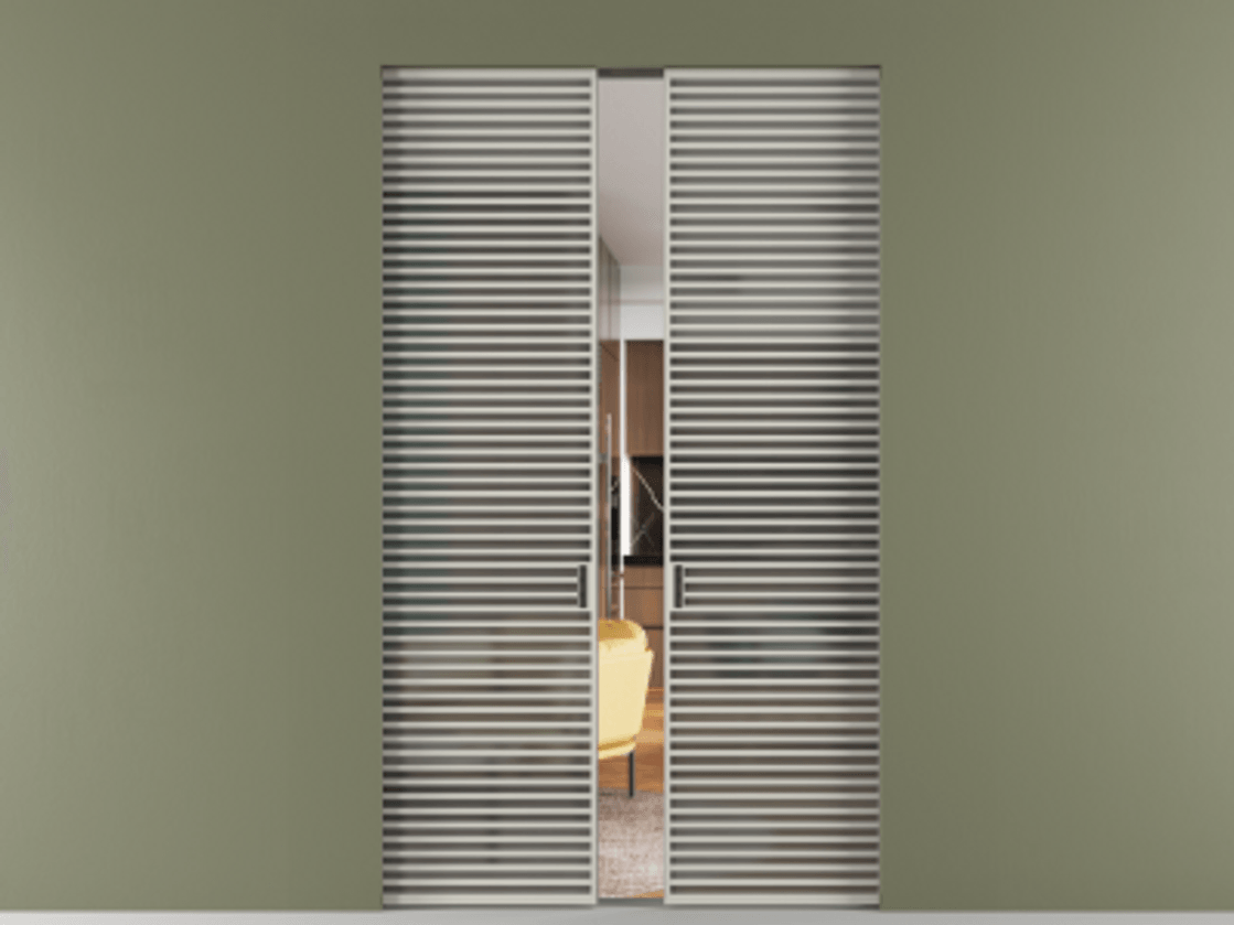 Перегородка Формато скрытый пенал 2 створки АЛПР 040.07 Алюминий тёплый серый Сатинированное серое стекло, триплекс. Цена 424210 ₽ . Фабрика дверей Волховец 8 (800) 551 43 19 Перегородка Формато скрытый пенал 2 створки АЛПР 040.07 Алюминий тёплый серый Сатинированное серое стекло, триплекс Цена 424210 ₽ | Volhovec