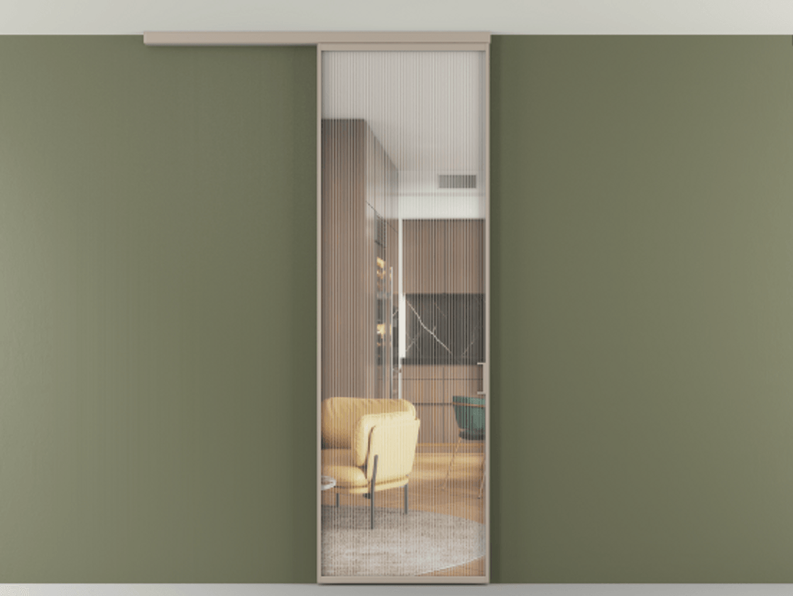 Перегородка Формато вдоль стены на потолок 1 створка АЛПР 040.01 Алюминий бисквитный Рифлёное стекло "Мору", триплекс. Цена 806380 AMD 1. Полотно 2 шт. (800/2100 мм)
2. Комплект установки раздвижной системы
3. Базовый комплект фурнитуры
4.Ручка Рондо. Фабрика дверей Волховец 8 (800) 551 43 19 Перегородка Формато вдоль стены на потолок 1 створка АЛПР 040.01 Алюминий бисквитный Рифлёное стекло "Мору", триплекс Цена 806380 AMD | Volhovec