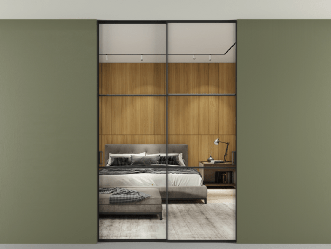 Перегородка Formato внутри проёма двустворчатая со скрытым креплением в потолок АЛПР 040.03 Алюминий Черный Двустороннее зеркало, триплекс 6 мм, триплекс 6 мм. Скрытый короб ЧЕР Цена 265380 ₽ 1. Полотно 2 шт. (800/2100 мм)
2. Комплект установки раздвижной системы
3. Базовый комплект фурнитуры
4. Ручка RONDO. Фабрика дверей Волховец 8 (800) 551 43 19 Перегородка Formato внутри проёма двустворчатая со скрытым креплением в потолок АЛПР 040.03 Алюминий Черный Двустороннее зеркало, триплекс 6 мм, триплекс 6 мм Цена 265380 ₽ | Volhovec