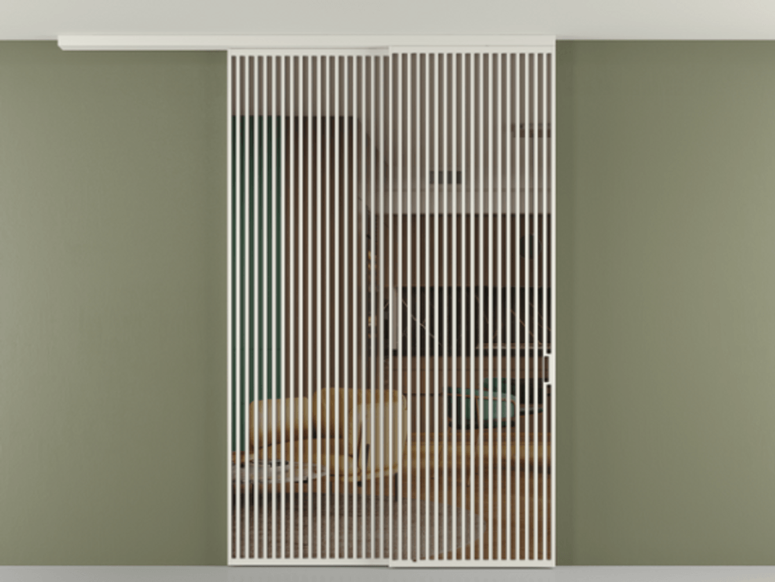 Перегородка Formato вдоль стены на потолок телескопик синхро 2 АЛПР 040.06 Алюминий Белый Прозрачное бронзовое стекло, триплекс, 6 мм. Скрытый короб БЕЛ Цена 472780 ₽ 1. Полотно 2 шт.  (800/2100 мм)
2. Комплект установки раздвижной системы
3. Базовый комплект фурнитуры
4.Ручка RONDO
. Фабрика дверей Волховец 8 (800) 551 43 19  Перегородка Formato вдоль стены на потолок телескопик синхро 2 АЛПР 040.06 Алюминий Белый Прозрачное бронзовое стекло, триплекс, 6 мм Цена 472780 ₽ | Volhovec