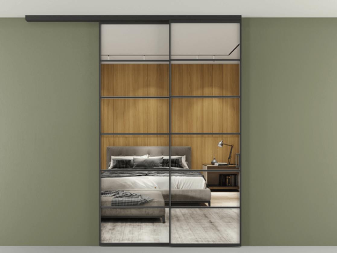 Перегородка Formato вдоль стены на потолок телескопик синхро 2 АЛПР 040.04 Алюминий Черный Двустороннее зеркало, триплекс 6 мм, триплекс 6 мм. Скрытый короб ЧЕР Цена 294580 ₽ 1. Полотно 2 шт.  (800/2100 мм)
2. Комплект установки раздвижной системы
3. Базовый комплект фурнитуры
4.Ручка RONDO
. Фабрика дверей Волховец 8 (800) 551 43 19  Перегородка Formato вдоль стены на потолок телескопик синхро 2 АЛПР 040.04 Алюминий Черный Двустороннее зеркало, триплекс 6 мм, триплекс 6 мм Цена 294580 ₽ | Volhovec