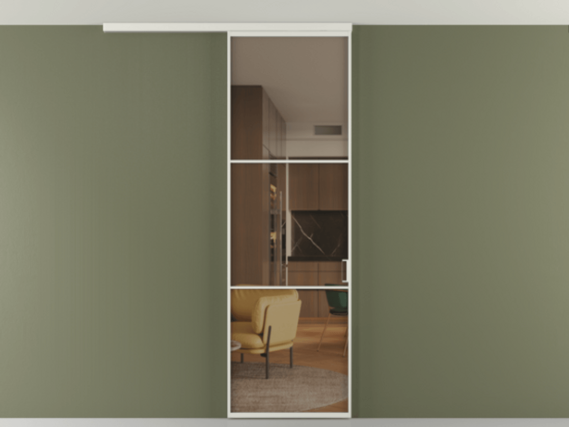 Перегородка Формато вдоль стены на потолок 1 створка АЛПР 040.03 Алюминий серый Прозрачное бронзовое стекло, триплекс. Цена 100988 ₽ 1. Полотно 2 шт. (800/2100 мм)
2. Комплект установки раздвижной системы
3. Базовый комплект фурнитуры
4.Ручка Рондо. Фабрика дверей Волховец 8 (800) 551 43 19 Перегородка Формато вдоль стены на потолок 1 створка АЛПР 040.03 Алюминий серый Прозрачное бронзовое стекло, триплекс Цена 100988 ₽ | Volhovec