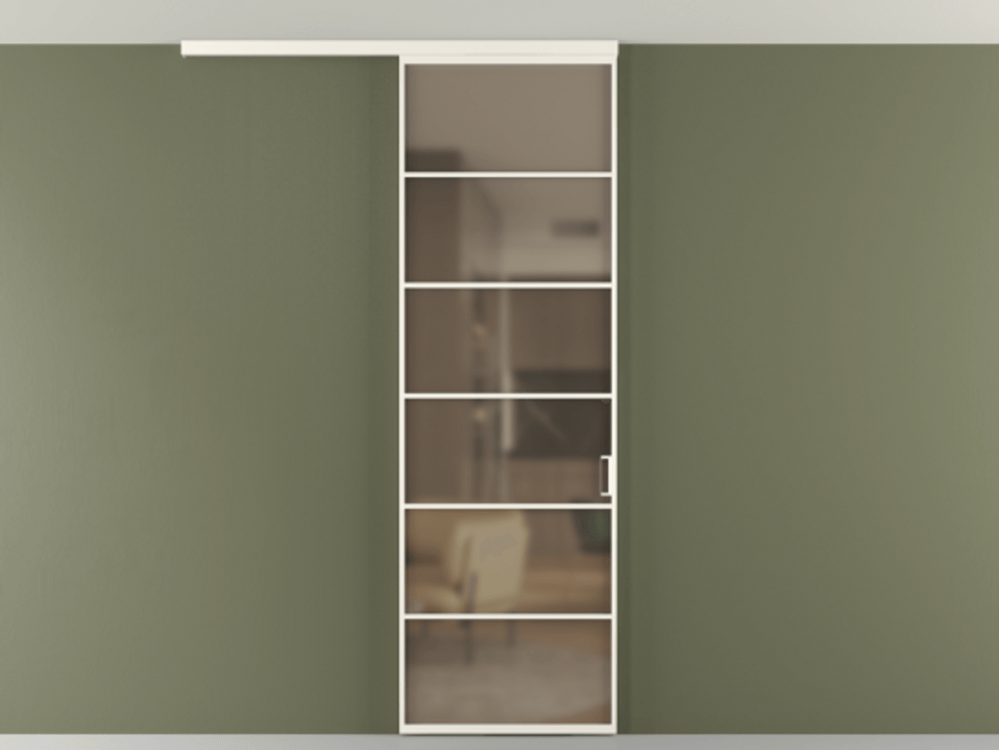 Перегородка Формато вдоль стены на потолок 1 створка АЛПР 040.04 Алюминий пудровый белый Сатинированное бронзовое стекло, триплекс. Цена 103293 ₽ 1. Полотно 2 шт. (800/2100 мм)
2. Комплект установки раздвижной системы
3. Базовый комплект фурнитуры
4.Ручка Рондо. Фабрика дверей Волховец 8 (800) 551 43 19 Перегородка Формато вдоль стены на потолок 1 створка АЛПР 040.04 Алюминий пудровый белый Сатинированное бронзовое стекло, триплекс Цена 103293 ₽ | Volhovec