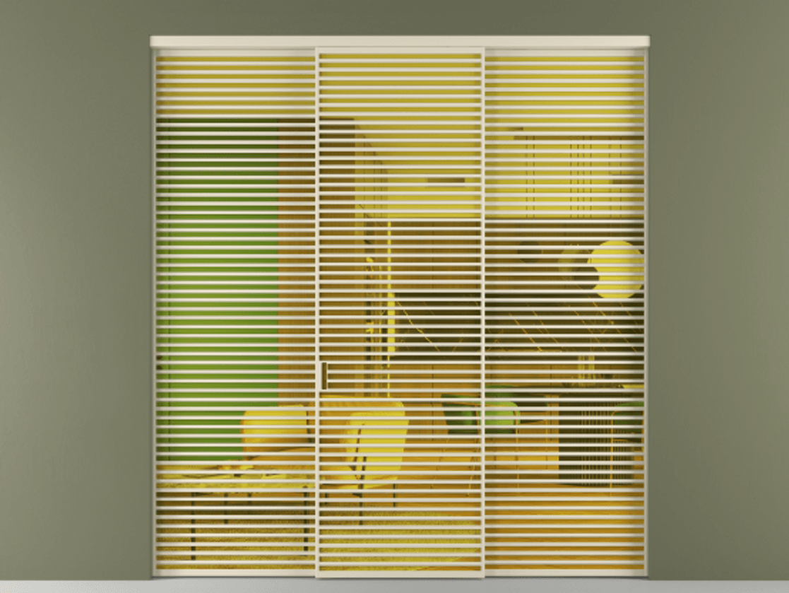 Дверь межкомнатная New Перегородка Formato внутри проёма трёхстворчатая АЛПР 040.07 Алюминий бежево-серый Прозрачное жёлтое стекло, триплекс, 6мм Цена 530400 1. Полотно 3 шт. (800/2100 мм)
2. Комплект установки раздвижной системы
3. Базовый комплект фурнитуры
4.Ручка RONDO. Фабрика дверей Волховец 8 (800) 551 43 19 Межкомнатная дверь New Перегородка Formato внутри проёма трёхстворчатая АЛПР 040.07 Алюминий бежево-серый Прозрачное жёлтое стекло, триплекс, 6мм Цена 530400 | Volhovec