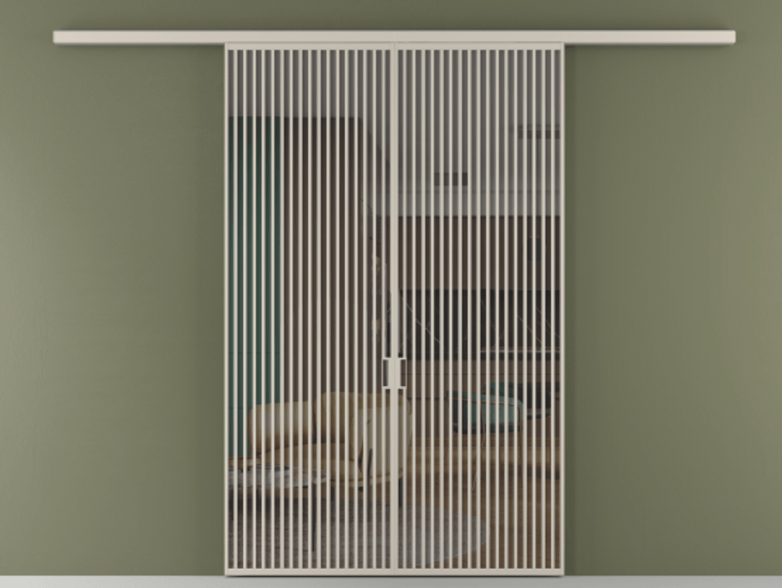 Перегородка Formato вдоль стены 2 створки АЛПР 040.06 Алюминий светло-бежевый Прозрачное серое стекло, триплекс. Цена 429000 ₽ 1. Полотно 2 шт. (800/2100 мм)
2. Комплект установки раздвижной системы
3. Базовый комплект фурнитуры
4.Ручка RONDO
. Фабрика дверей Волховец 8 (800) 551 43 19 Перегородка Formato вдоль стены 2 створки АЛПР 040.06 Алюминий светло-бежевый Прозрачное серое стекло, триплекс Цена 429000 ₽ | Volhovec