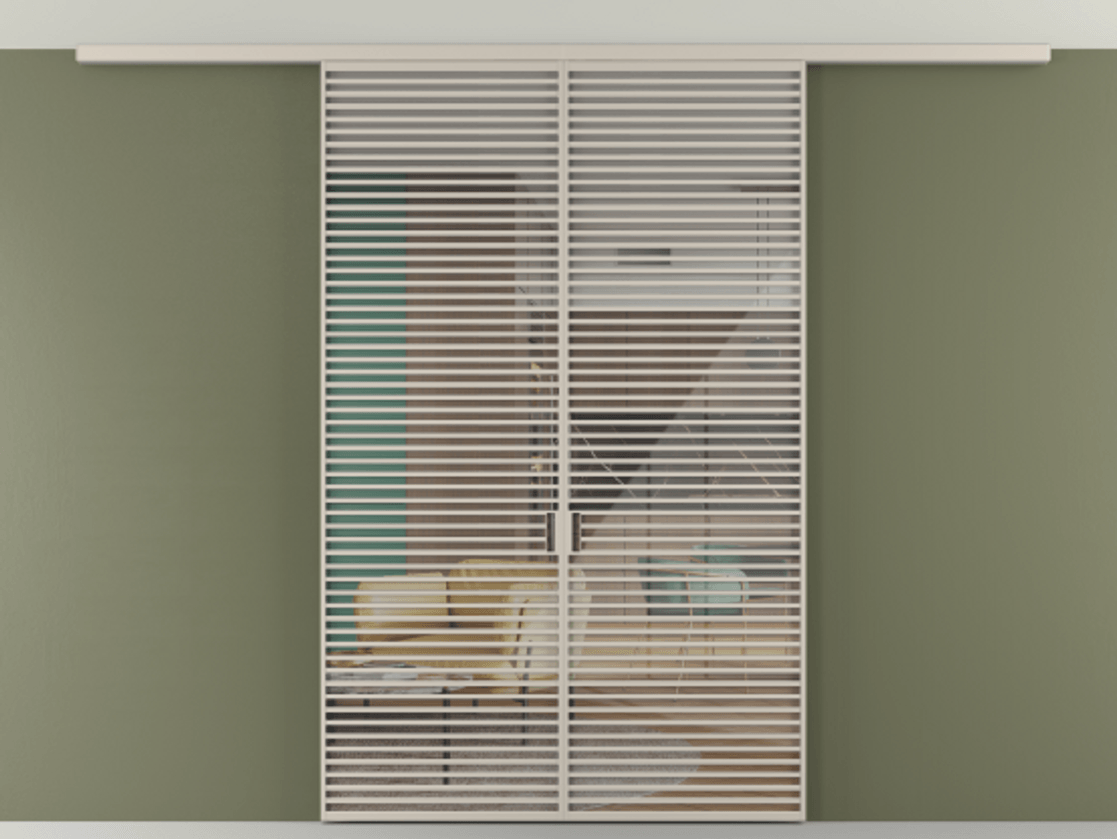 Перегородка Формато вдоль стены на потолок 2 створки АЛПР 040.07 Алюминий светло-бежевый Рефлективное прозрачное стекло "Стопсол", калёное. Цена 380156 ₽ 1. Полотно 2 шт. (800/2100 мм)
2. Комплект установки раздвижной системы
3. Базовый комплект фурнитуры
4.Ручка Рондо. Фабрика дверей Волховец 8 (800) 551 43 19 Перегородка Формато вдоль стены на потолок 2 створки АЛПР 040.07 Алюминий светло-бежевый Рефлективное прозрачное стекло "Стопсол", калёное Цена 380156 ₽ | Volhovec