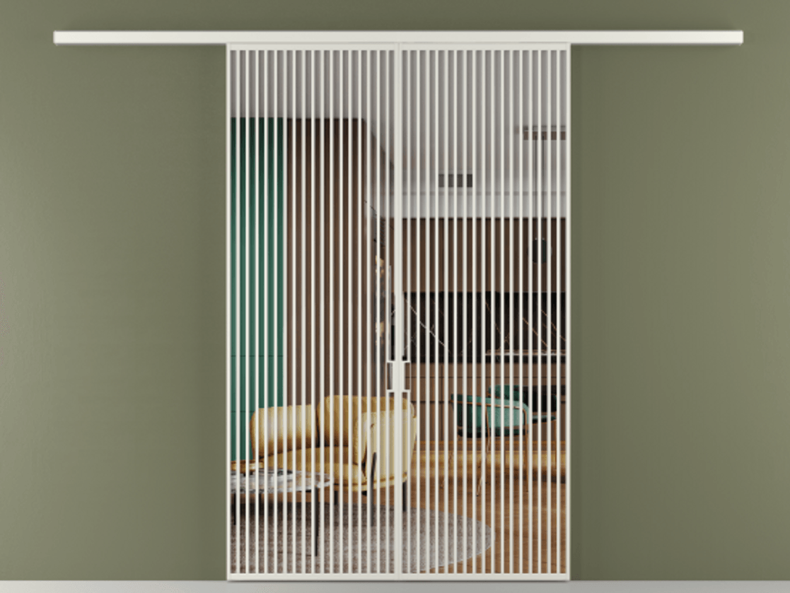 Перегородка Формато вдоль стены 2 створки АЛПР 040.06 Алюминий серый Прозрачное стекло "Кристал Вижн", калёное. Цена 3001080 AMD 1. Полотно 2 шт. (800/2100 мм)
2. Комплект установки раздвижной системы
3. Базовый комплект фурнитуры
4.Ручка Рондо. Фабрика дверей Волховец 8 (800) 551 43 19 Перегородка Формато вдоль стены 2 створки АЛПР 040.06 Алюминий серый Прозрачное стекло "Кристал Вижн", калёное Цена 3001080 AMD | Volhovec