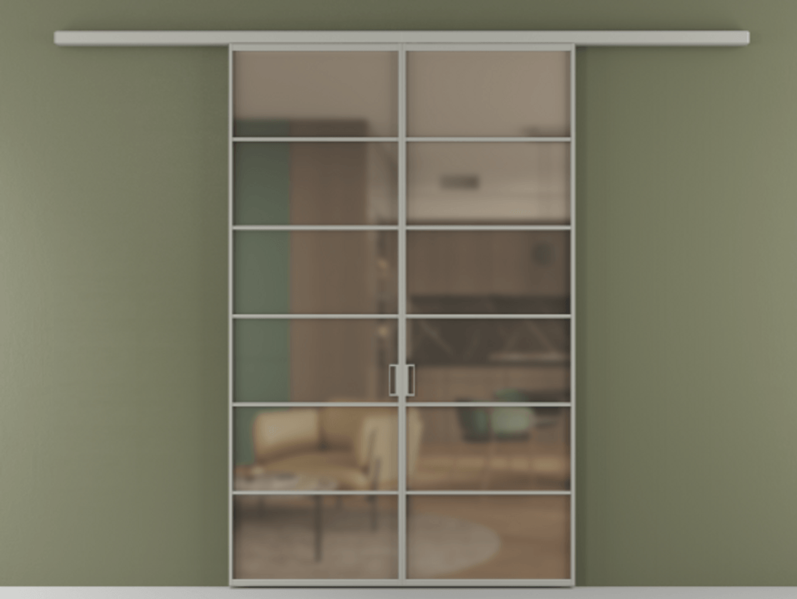 Перегородка Formato вдоль стены 2 створки АЛПР 040.04 Алюминий нейтральный серый Сатинированное бронзовое стекло, триплекс. Цена 248600 ₽ 1. Полотно 2 шт. (800/2100 мм)
2. Комплект установки раздвижной системы
3. Базовый комплект фурнитуры
4.Ручка RONDO
. Фабрика дверей Волховец 8 (800) 551 43 19 Перегородка Formato вдоль стены 2 створки АЛПР 040.04 Алюминий нейтральный серый Сатинированное бронзовое стекло, триплекс Цена 248600 ₽ | Volhovec