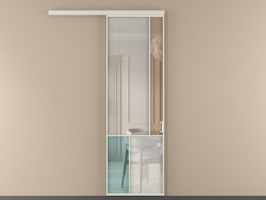 Перегородка Mosaic вдоль стены 1 створка АЛПР 041.21 Алюминий Белый Комбинация стекол Группы 1 и Группы 3. Скрытый короб БЕЛ Цена 137390 ₽ . Фабрика дверей Волховец 8 (800) 551 43 19 Перегородка Mosaic вдоль стены 1 створка АЛПР 041.21 Алюминий Белый Комбинация стекол Группы 1 и Группы 3 Цена 137390 ₽ | Volhovec