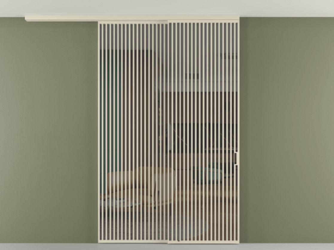 Перегородка Формато вдоль стены на потолок 2 створки с синхронным механизмом АЛПР 040.06 Алюминий бежево-серый Прозрачное серое стекло, триплекс. Цена 766760 сом 1. Полотно 2 шт. (800/2100 мм)
2. Комплект установки раздвижной системы
3. Базовый комплект фурнитуры
4.Ручка Рондо. Фабрика дверей Волховец 8 (800) 551 43 19 Перегородка Формато вдоль стены на потолок 2 створки с синхронным механизмом АЛПР 040.06 Алюминий бежево-серый Прозрачное серое стекло, триплекс Цена 766760 сом | Volhovec