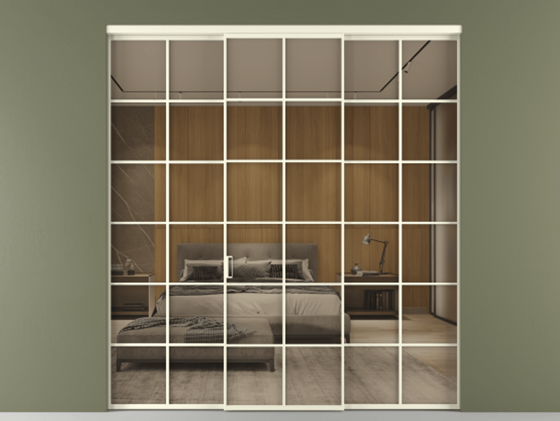 Перегородка Формато внутри проёма 3 створки АЛПР 040.05 Алюминий молочно-белый Рефлективное бронзовое стекло "Стопсол", калёное. Цена 341000 ₽ 1. Полотно 3 шт. (800/2100 мм)
2. Комплект установки раздвижной системы
3. Базовый комплект фурнитуры
4.Ручка Рондо. Фабрика дверей Волховец 8 (800) 551 43 19 Перегородка Формато внутри проёма 3 створки АЛПР 040.05 Алюминий молочно-белый Рефлективное бронзовое стекло "Стопсол", калёное Цена 341000 ₽ | Volhovec