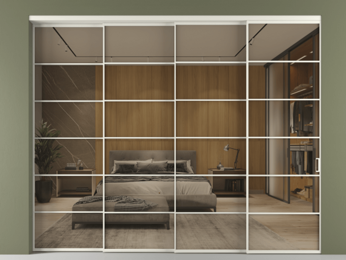 Перегородка Formato внутри проёма телескопик синхро 3 АЛПР 040.04 Алюминий Белый Рефлективное бронзовое стекло "Stopsol", калёное, 6 мм. Скрытый короб БЕЛ Цена 530700 ₽ 1. Полотно 4 шт. (800/2100 мм)
2. Комплект установки раздвижной системы
3. Базовый комплект фурнитуры
4. Комплект фурнитуры телескопик синхро-3
5. Ручка RONDO
. Фабрика дверей Волховец 8 (800) 551 43 19 Перегородка Formato внутри проёма телескопик синхро 3 АЛПР 040.04 Алюминий Белый Рефлективное бронзовое стекло "Stopsol", калёное, 6 мм Цена 530700 ₽ | Volhovec