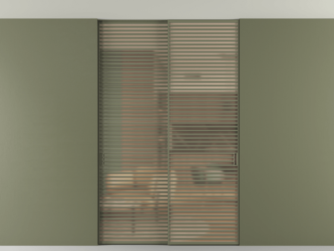 Перегородка Formato внутри проёма скрытое крепление в потолок 2 створки АЛПР 040.07 Алюминий оливковый тёмный Сатинированное оранжевое стекло, триплекс. Цена 505120 ₽ 1. Полотно 2 шт. (800/2100 мм)
2. Комплект установки раздвижной системы
3. Базовый комплект фурнитуры
4. Ручка RONDO. Фабрика дверей Волховец 8 (800) 551 43 19 Перегородка Formato внутри проёма скрытое крепление в потолок 2 створки АЛПР 040.07 Алюминий оливковый тёмный Сатинированное оранжевое стекло, триплекс Цена 505120 ₽ | Volhovec