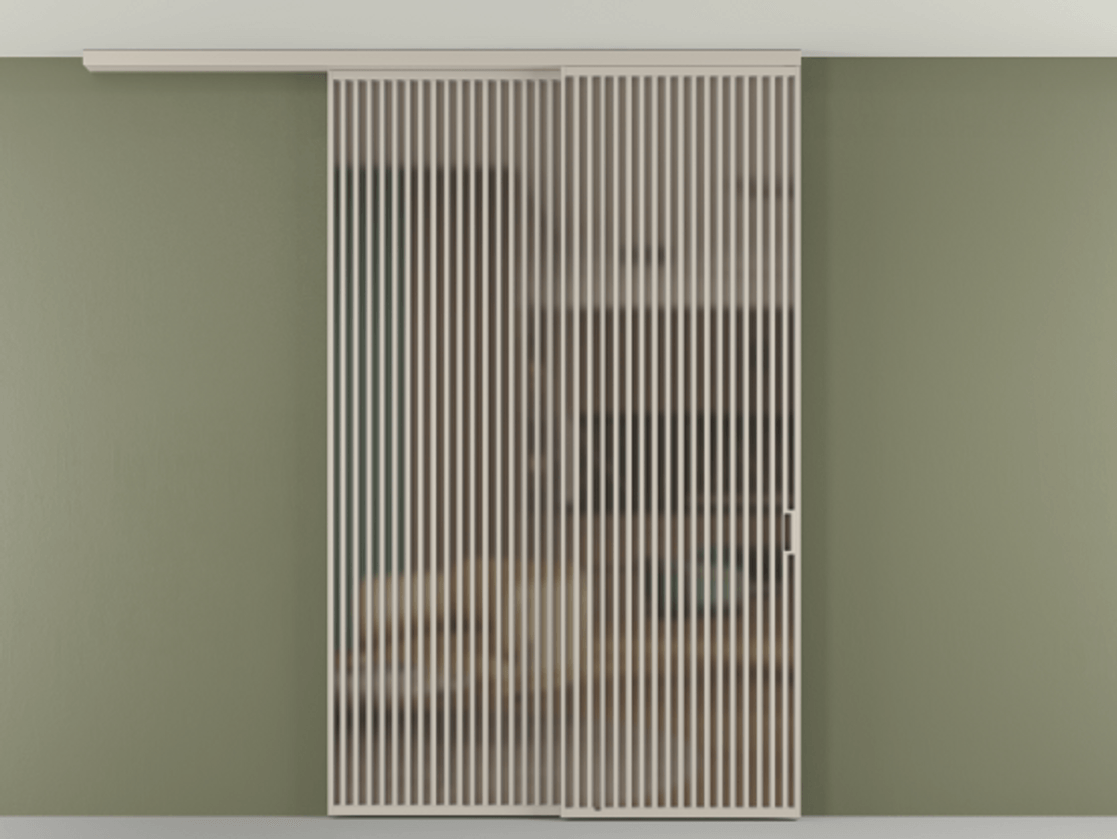 Перегородка Формато вдоль стены на потолок 2 створки с синхронным механизмом АЛПР 040.06 Алюминий светло-бежевый Сатинированное бронзовое стекло, триплекс. Цена 450456 ₽ 1. Полотно 2 шт. (800/2100 мм)
2. Комплект установки раздвижной системы
3. Базовый комплект фурнитуры
4.Ручка Рондо. Фабрика дверей Волховец 8 (800) 551 43 19 Перегородка Формато вдоль стены на потолок 2 створки с синхронным механизмом АЛПР 040.06 Алюминий светло-бежевый Сатинированное бронзовое стекло, триплекс Цена 450456 ₽ | Volhovec