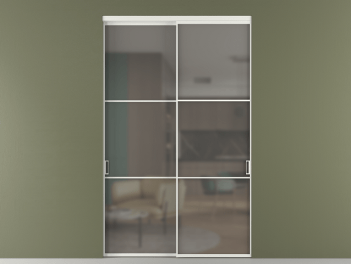 Перегородка Формато внутри проёма 2 створки АЛПР 040.03 Алюминий светло-серый Сатинированное серое стекло, триплекс. Цена 2864510 AMD 1. Полотно 2 шт. (800/2100 мм)
2. Комплект установки раздвижной системы
3. Базовый комплект фурнитуры
4.Ручка RONDO. Фабрика дверей Волховец 8 (800) 551 43 19 Перегородка Формато внутри проёма 2 створки АЛПР 040.03 Алюминий светло-серый Сатинированное серое стекло, триплекс Цена 2864510 AMD | Volhovec