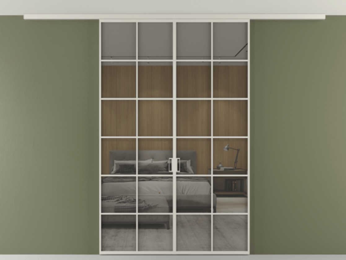 Перегородка Формато вдоль стены на потолок 2 створки АЛПР 040.05 Алюминий тёплый серый Рефлективное серое стекло "Стопсол", калёное. Цена 261080 ₽ 1. Полотно 2 шт. (800/2100 мм)
2. Комплект установки раздвижной системы
3. Базовый комплект фурнитуры
4.Ручка Рондо. Фабрика дверей Волховец 8 (800) 551 43 19 Перегородка Формато вдоль стены на потолок 2 створки АЛПР 040.05 Алюминий тёплый серый Рефлективное серое стекло "Стопсол", калёное Цена 261080 ₽ | Volhovec