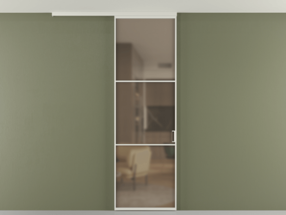 Перегородка Formato вдоль стены на потолок одностворчатая АЛПР 040.03 Алюминий Белый Сатинированное бронзовое стекло, триплекс, 6 мм. Скрытый короб БЕЛ Цена 106340 ₽ 1. Полотно 2 шт. (800/2100 мм)
2. Комплект установки раздвижной системы
3. Базовый комплект фурнитуры
4.Ручка RONDO
. Фабрика дверей Волховец 8 (800) 551 43 19 Перегородка Formato вдоль стены на потолок одностворчатая АЛПР 040.03 Алюминий Белый Сатинированное бронзовое стекло, триплекс, 6 мм Цена 106340 ₽ | Volhovec