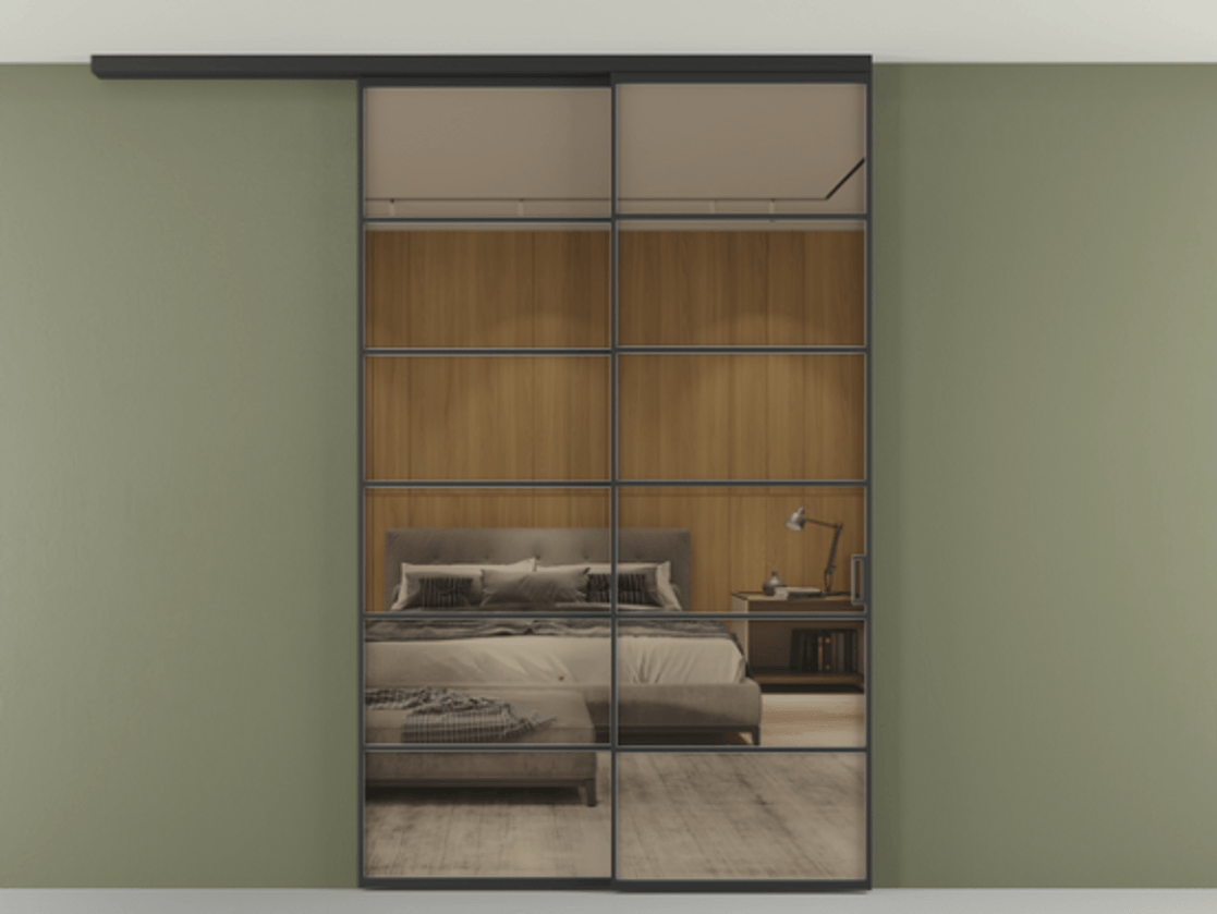 Перегородка Formato вдоль стены на потолок телескопик синхро 2 АЛПР 040.04 Алюминий Черный Рефлективное бронзовое стекло "Stopsol", калёное, 6 мм. Скрытый короб ЧЕР Цена 310580 ₽ 1. Полотно 2 шт. (800/2100 мм)
2. Комплект установки раздвижной системы
3. Базовый комплект фурнитуры
4.Ручка RONDO
. Фабрика дверей Волховец 8 (800) 551 43 19 Перегородка Formato вдоль стены на потолок телескопик синхро 2 АЛПР 040.04 Алюминий Черный Рефлективное бронзовое стекло "Stopsol", калёное, 6 мм Цена 310580 ₽ | Volhovec