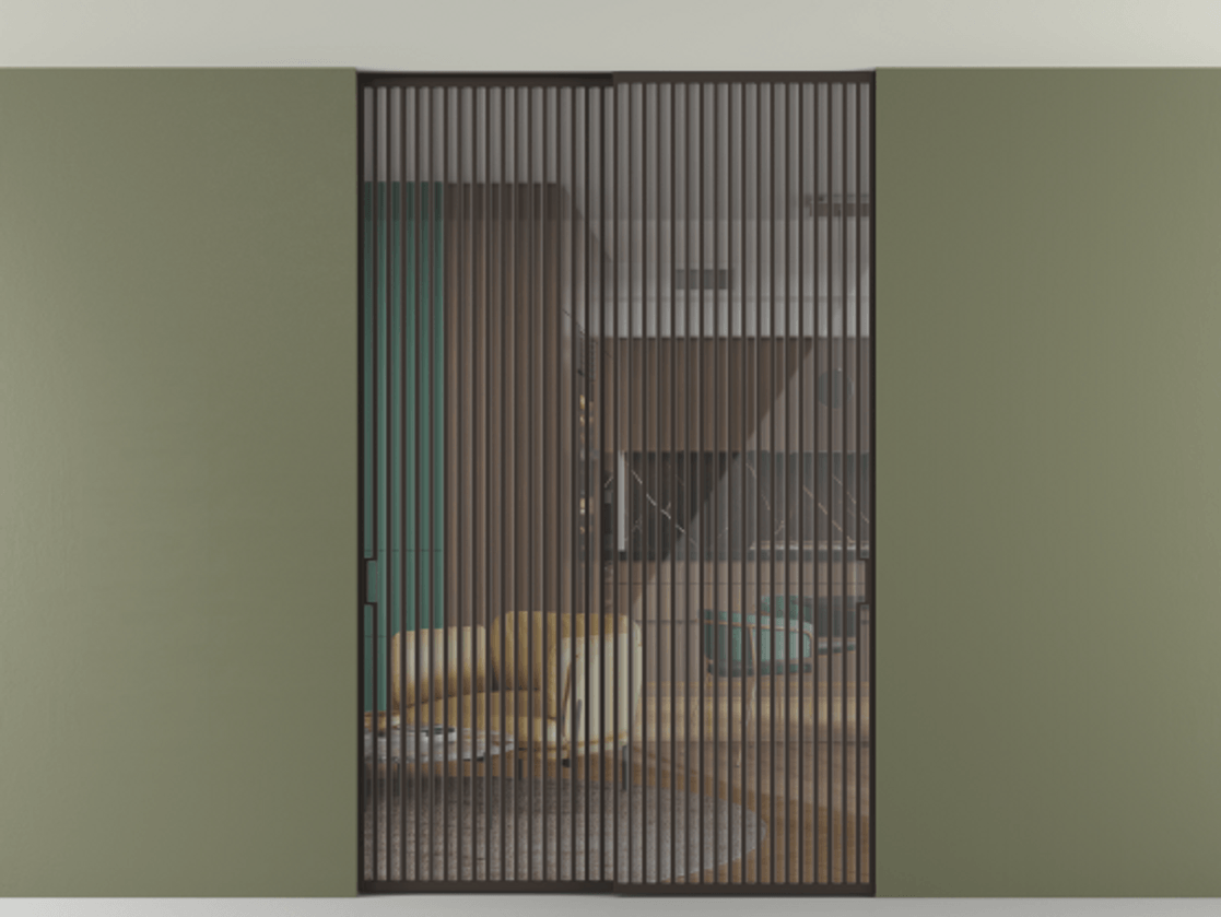 Перегородка Формато внутри проёма скрытое крепление в потолок 2 створки АЛПР 040.06 Алюминий антрацит Рефлективное прозрачное стекло "Стопсол", калёное. Цена 521120 ₽ 1. Полотно 2 шт. (800/2100 мм)
2. Комплект установки раздвижной системы
3. Базовый комплект фурнитуры
4. Ручка RONDO. Фабрика дверей Волховец 8 (800) 551 43 19 Перегородка Формато внутри проёма скрытое крепление в потолок 2 створки АЛПР 040.06 Алюминий антрацит Рефлективное прозрачное стекло "Стопсол", калёное Цена 521120 ₽ | Volhovec