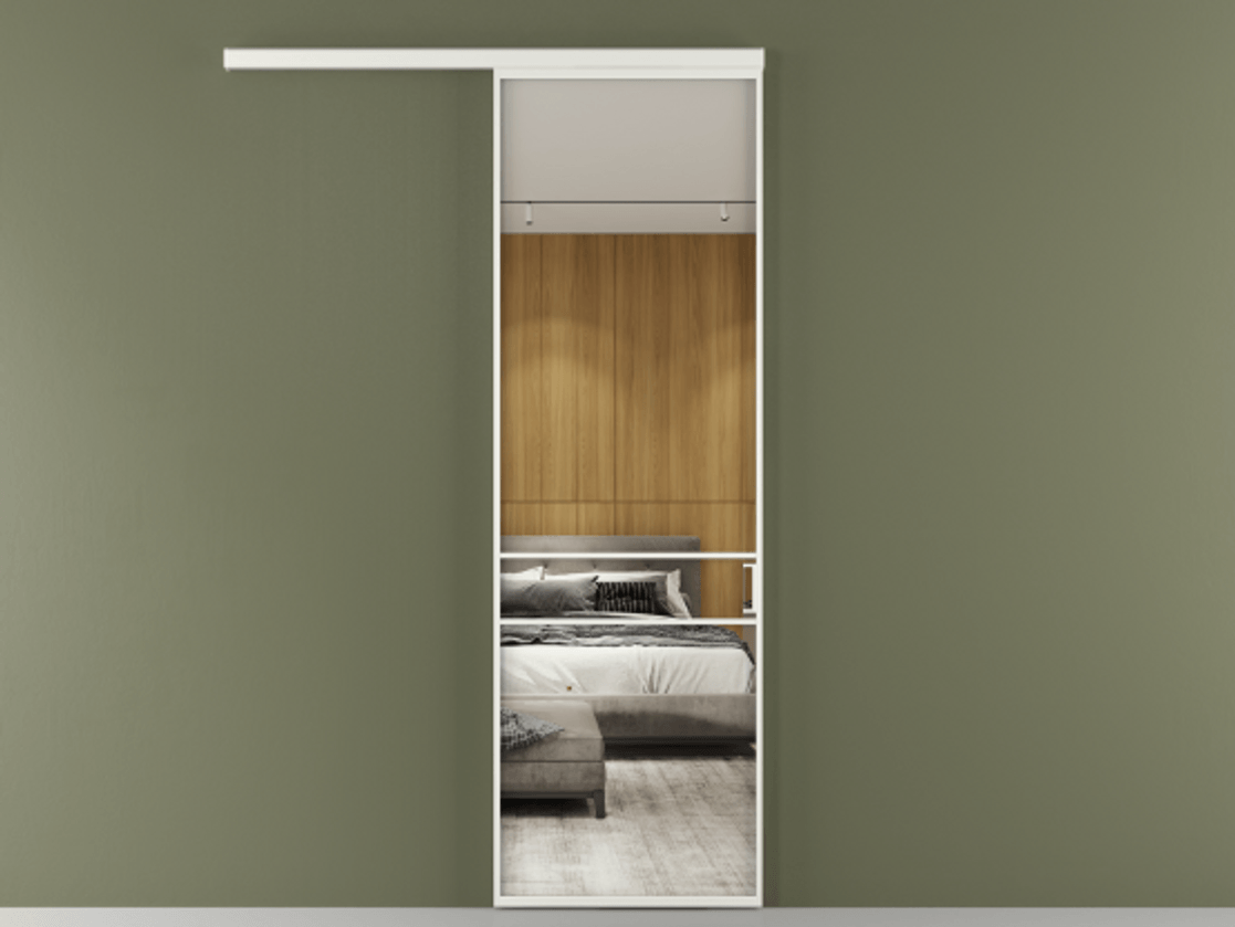 Перегородка Formato вдоль стены 1 створка АЛПР 040.02 Алюминий светло-серый Двустороннее зеркало, триплекс , триплекс 6 мм. Цена 121100 ₽ 1. Полотно (800/2100 мм)
2. Комплект установки раздвижной системы
3. Базовый комплект фурнитуры
4.Ручка RONDO
. Фабрика дверей Волховец 8 (800) 551 43 19 Перегородка Formato вдоль стены 1 створка АЛПР 040.02 Алюминий светло-серый Двустороннее зеркало, триплекс , триплекс 6 мм Цена 121100 ₽ | Volhovec