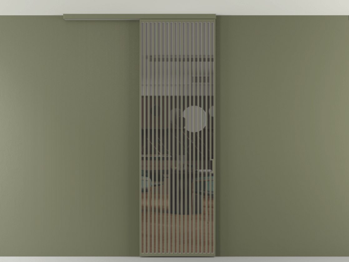 Перегородка Формато вдоль стены на потолок 1 створка АЛПР 040.06 Алюминий оливковый тёмный Прозрачное серое стекло, триплекс. Цена 205951 ₽ 1. Полотно 2 шт. (800/2100 мм)
2. Комплект установки раздвижной системы
3. Базовый комплект фурнитуры
4.Ручка Рондо. Фабрика дверей Волховец 8 (800) 551 43 19 Перегородка Формато вдоль стены на потолок 1 створка АЛПР 040.06 Алюминий оливковый тёмный Прозрачное серое стекло, триплекс Цена 205951 ₽ | Volhovec