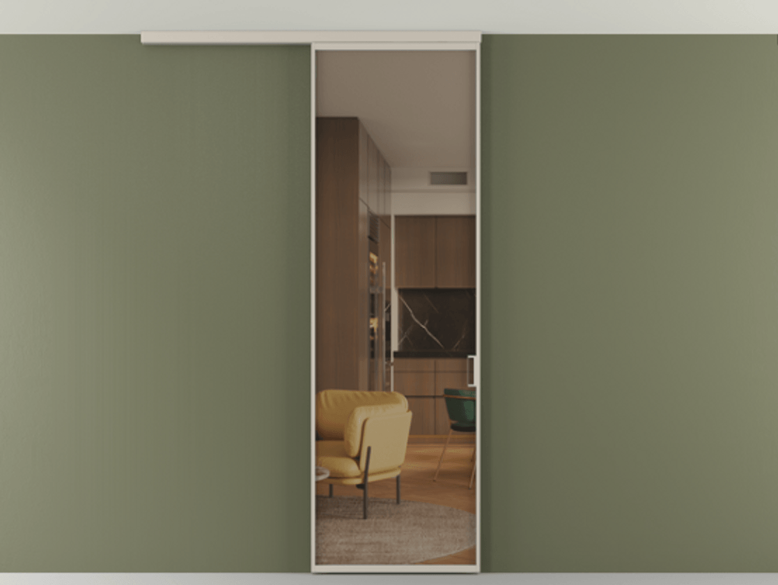 Перегородка Formato вдоль стены на потолок 1 створка АЛПР 040.01 Алюминий светло-бежевый Прозрачное бронзовое стекло, триплекс. Цена 92403 ₽ 1. Полотно 2 шт. (800/2100 мм)
2. Комплект установки раздвижной системы
3. Базовый комплект фурнитуры
4.Ручка RONDO
. Фабрика дверей Волховец 8 (800) 551 43 19 Перегородка Formato вдоль стены на потолок 1 створка АЛПР 040.01 Алюминий светло-бежевый Прозрачное бронзовое стекло, триплекс Цена 92403 ₽ | Volhovec